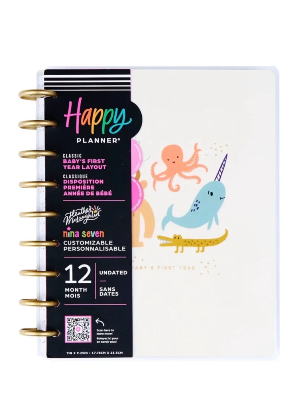 NWT-BUNDLE-Happy Planner Undated Hello Little One Baby Planner & Envelope